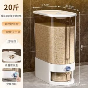 10kg Rice Dispenser (Clear)