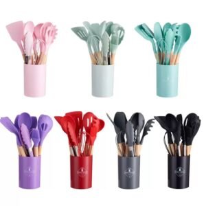 12 Pcs Silicon Ladles Set