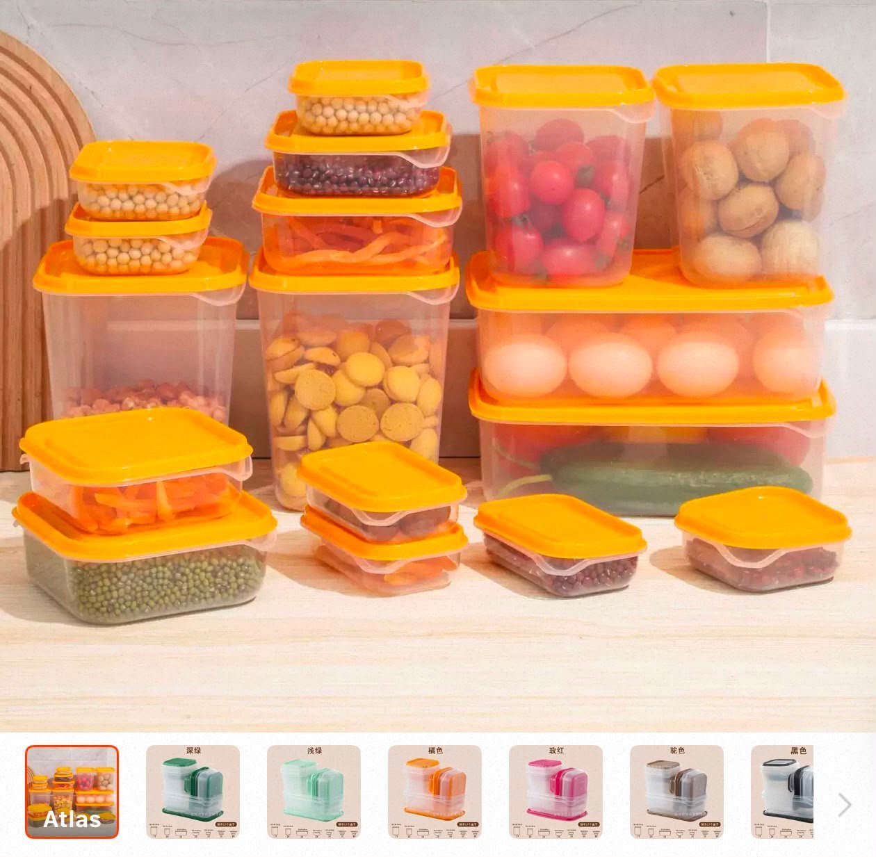 17 Pieces Storage Bowls Set